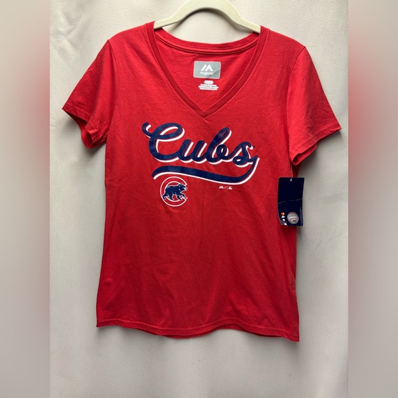Chicago Cubs Official MLB Merchandise Women's Small Short Sleeve Shirt, NWT - Picture 4 of 8